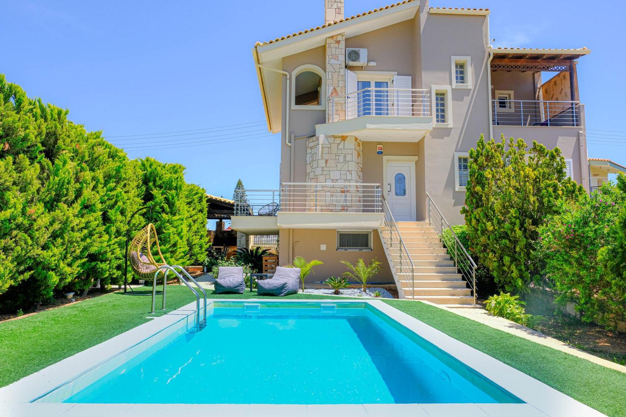 Case de vacanță Mare Luxury With Private Pool Goúrnes
