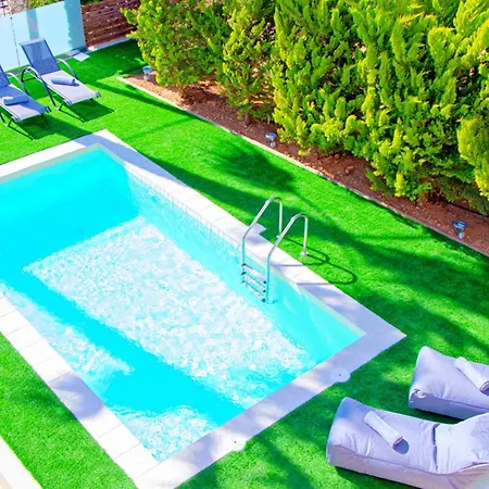 Gournes Mare Luxury Villa With Private Pool Exterior photo
