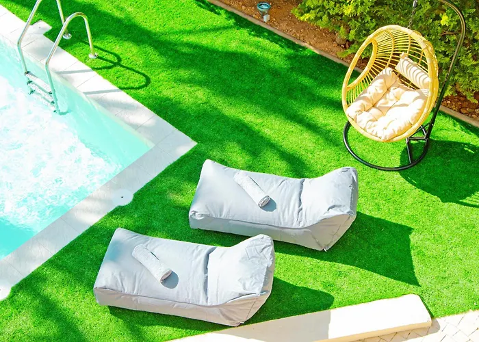 Gournes Mare Luxury Villa With Private Pool
